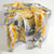 Women's Elegant Flower Satin Printing Silk Scarf