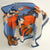 Women's Elegant Flower Satin Printing Silk Scarf