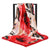 Women's Elegant Flower Satin Printing Silk Scarves