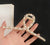 Women's Elegant Geometric Alloy Inlay Rhinestones Pearl Hair Claws