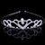 Women's Elegant Glam Bridal Crown Metal Plating Inlay Artificial Pearls Rhinestones Crown