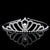 Women's Elegant Glam Bridal Crown Metal Plating Inlay Artificial Pearls Rhinestones Crown