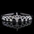 Women's Elegant Glam Bridal Crown Metal Plating Inlay Artificial Pearls Rhinestones Crown