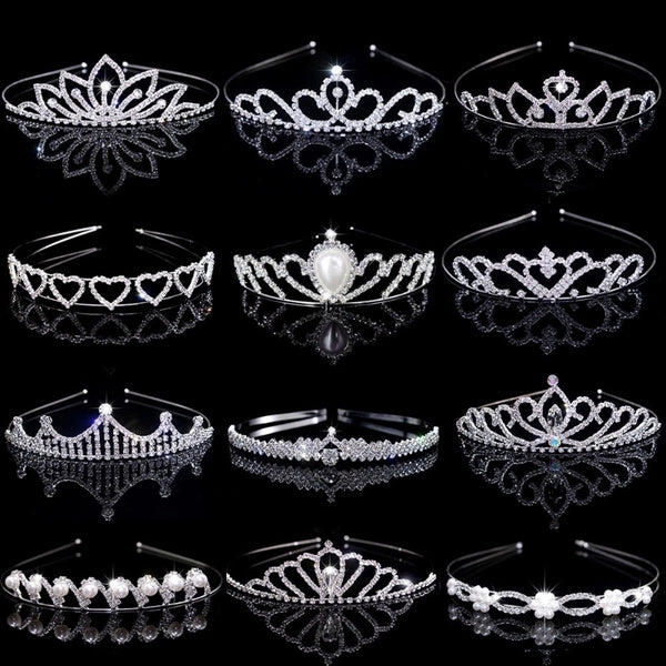 Women's Elegant Glam Bridal Crown Metal Plating Inlay Artificial Pearls Rhinestones Crown