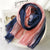 Women's Elegant Gradient Color Cotton Scarves & Gloves