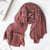 Women's Elegant Gradient Color Cotton Scarves & Gloves