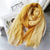 Women's Elegant Gradient Color Cotton Scarves & Gloves