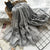 Women's Elegant Gradient Color Cotton Scarves & Gloves