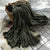 Women's Elegant Gradient Color Cotton Scarves & Gloves