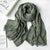 Women's Elegant Gradient Color Cotton Scarves & Gloves