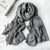 Women's Elegant Gradient Color Cotton Scarves & Gloves