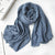 Women's Elegant Gradient Color Cotton Scarves & Gloves