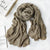 Women's Elegant Gradient Color Cotton Scarves & Gloves