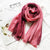 Women's Elegant Gradient Color Cotton Scarves & Gloves