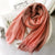 Women's Elegant Gradient Color Cotton Scarves & Gloves