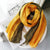 Women's Elegant Gradient Color Cotton Scarves & Gloves