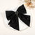 Women's Elegant Heart Shape Bow Knot Satin Inlay Artificial Diamond Hair Clip