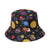 Women's Elegant Lady Animal Big Eaves Bucket Hat