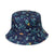 Women's Elegant Lady Animal Big Eaves Bucket Hat