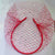 Women's Elegant Lady Bridal Grid Rhinestone Handmade Birdcage Veils Party Headpieces