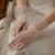 Women's Elegant Lady Bridal Solid Color Gloves 1 Set