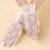 Women's Elegant Lady Bridal Solid Color Gloves 1 Set