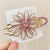 Women's Elegant Lady Floral Alloy Plating Crystal Hair Clip