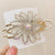 Women's Elegant Lady Floral Alloy Plating Crystal Hair Clip