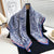 Women's Elegant Lady Flower Polyester Scarf