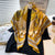 Women's Elegant Lady Flower Polyester Scarf