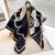 Women's Elegant Lady Flower Polyester Scarf