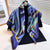 Women's Elegant Lady Flower Polyester Scarf