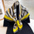 Women's Elegant Lady Flower Polyester Scarf