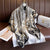 Women's Elegant Lady Flower Polyester Scarf