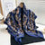 Women's Elegant Lady Flower Polyester Scarf