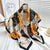 Women's Elegant Lady Flower Polyester Scarf