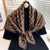 Women's Elegant Lady Flower Polyester Scarf