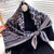 Women's Elegant Lady Flower Polyester Scarf