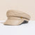 Women's Elegant Lady Solid Color Curved Eaves Beret Hat