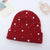 Women's Elegant Lady Solid Color Pearl Eaveless Wool Cap