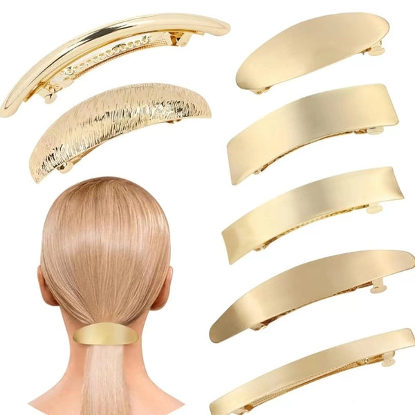 Women's Elegant Lady Streetwear Geometric Alloy Plating Hair Clip