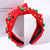 Women's Elegant Lady Streetwear Geometric Cloth Rhinestone Hair Band