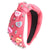 Women's Elegant Lady Streetwear Geometric Cloth Rhinestone Hair Band