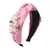 Women's Elegant Lady Streetwear Geometric Cloth Rhinestone Hair Band