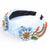 Women's Elegant Lady Streetwear Geometric Cloth Rhinestone Hair Band