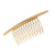 Women's Elegant Lady Streetwear Solid Color Alloy Plating Hair Combs