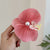 Women's Elegant Lady Sweet Flower Artificial Pearl Appliques Hair Clip