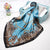 Women's Elegant Leopard Satin Printing Silk Scarves