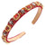 Women's Elegant Luxurious Color Block Alloy Cloth Plating Inlay Glass Hair Band