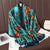 Women's Elegant Modern Style Geometric Satin Printing Silk Scarf Shawl